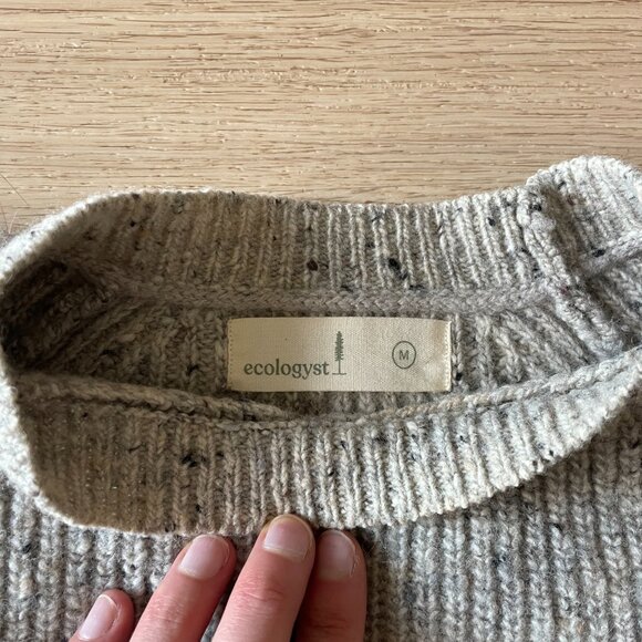Ecologyst Fisherman Sweater - Speckled Oat - Picture 2 of 4
